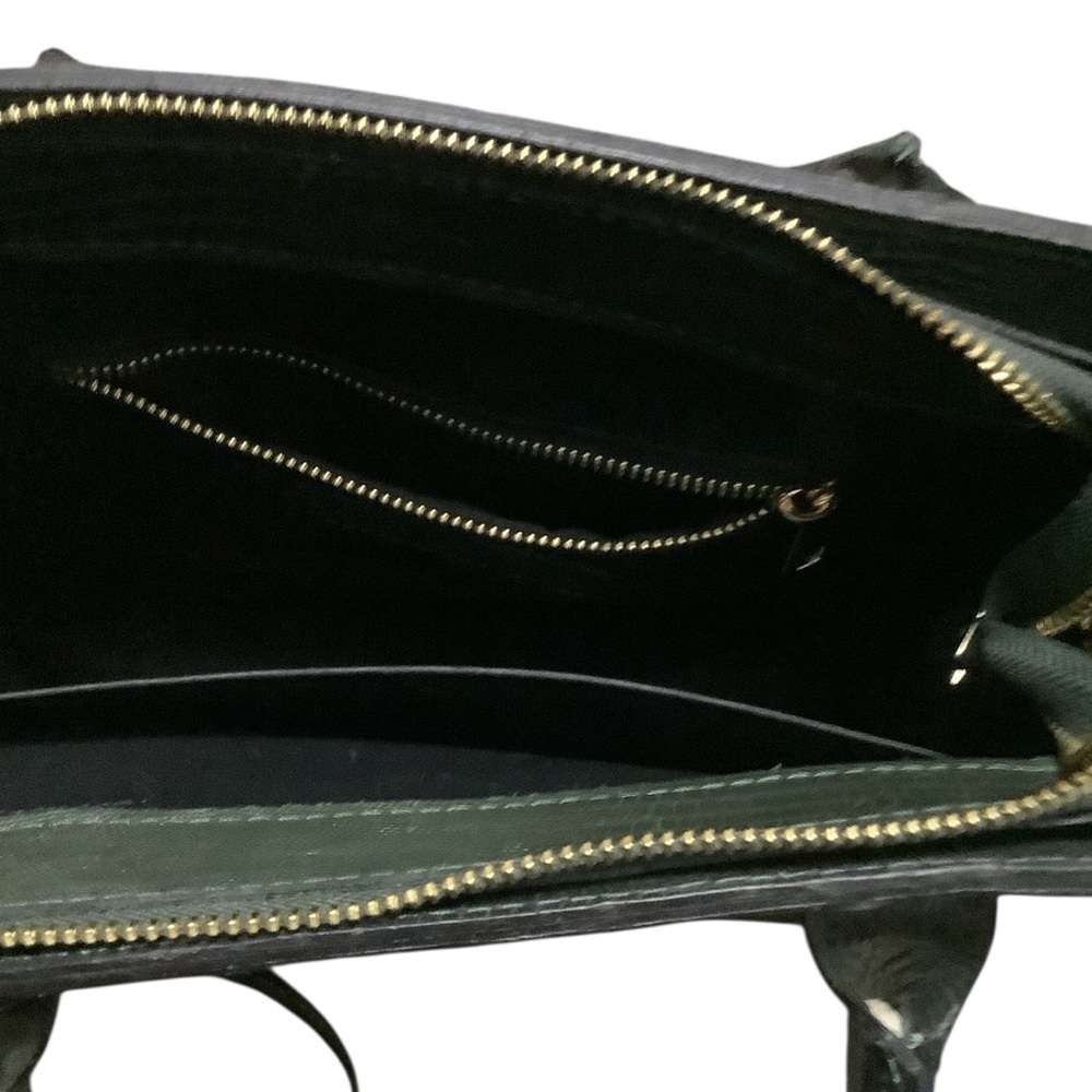Viola castellani alligator Textured green Women's Bag with shoulder strap - Picture 4 of 4